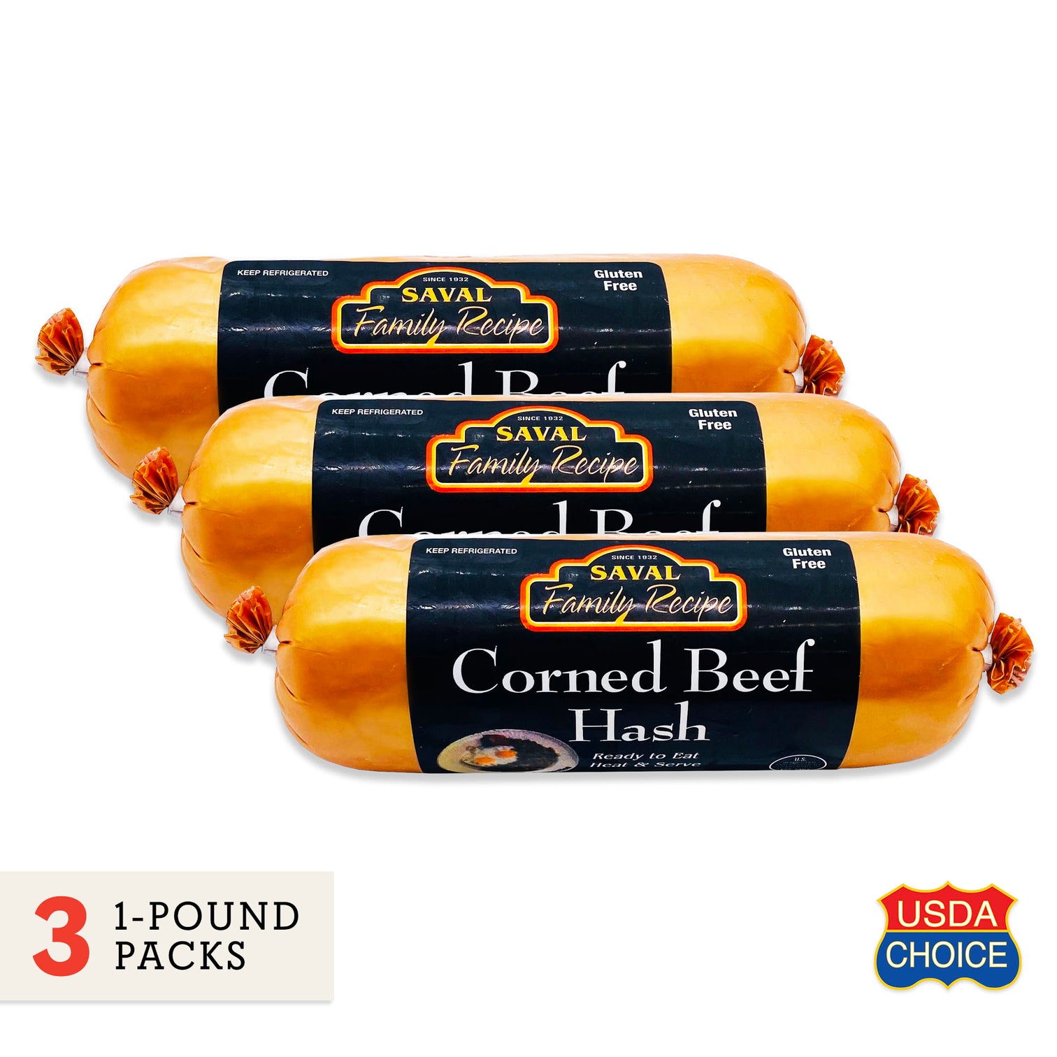 Saval Deli Corned Beef Hash Pastrami Corned Beef Mustard