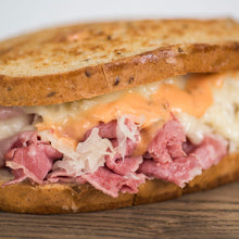 Load image into Gallery viewer, Sliced Pastrami + Corned Beef + Mustard
