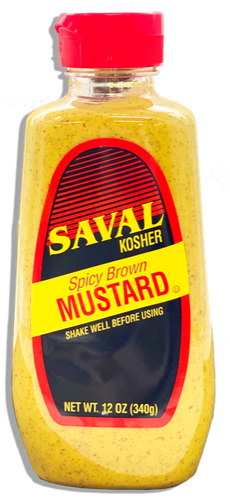 Spicy Brown Mustard - Saval Deli