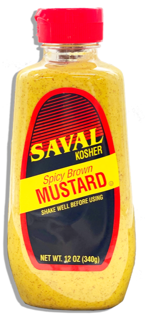 Spicy Brown Mustard - Saval Deli